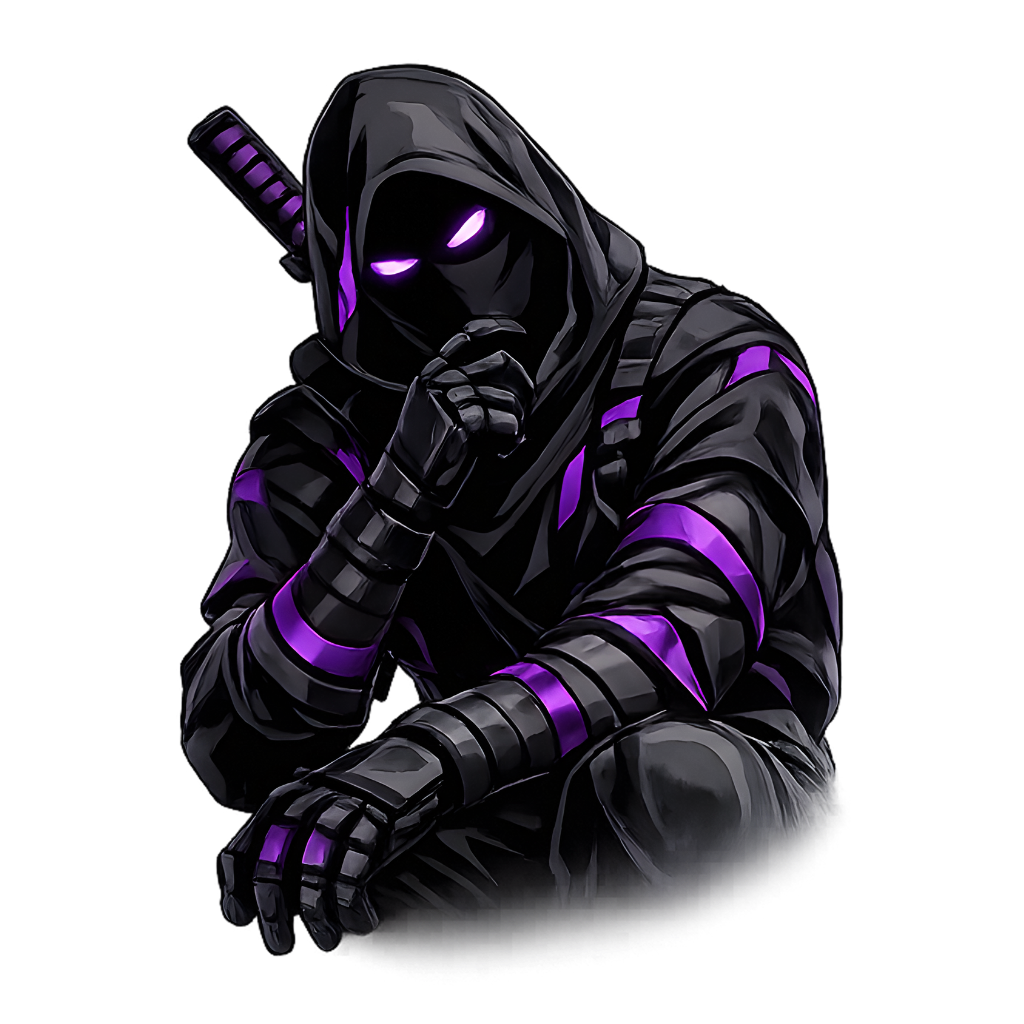 Ninja pensando sobre privacidade