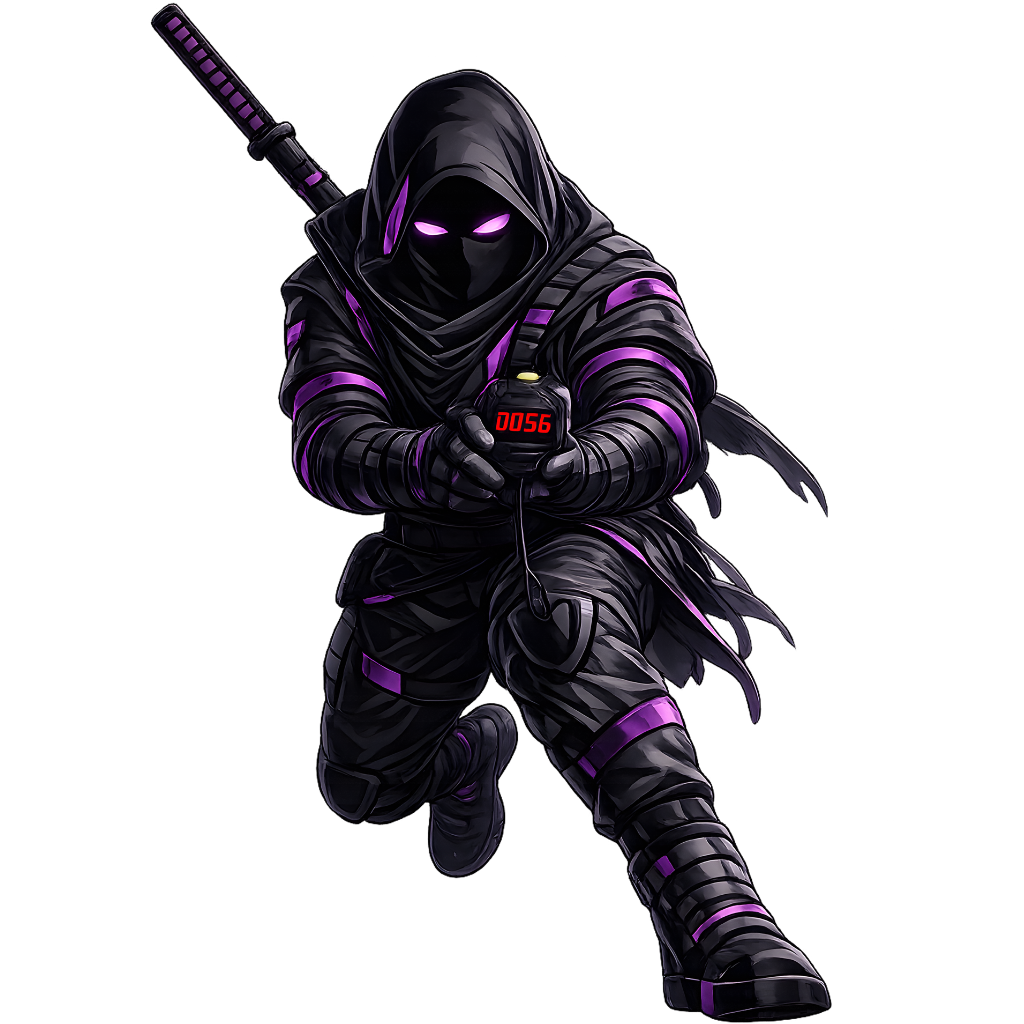 Ninja do tempo da Shinobite